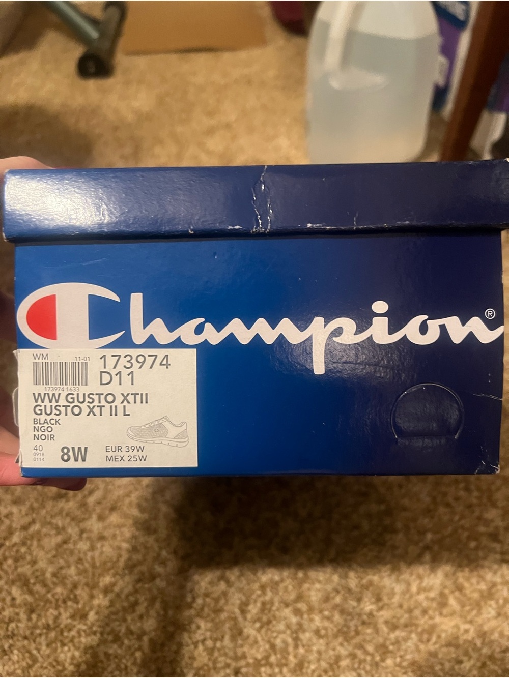 NIB Women’s Champion Black Athletic Sneakers with White Soles Size 8 Wide - Picture 4 of 14